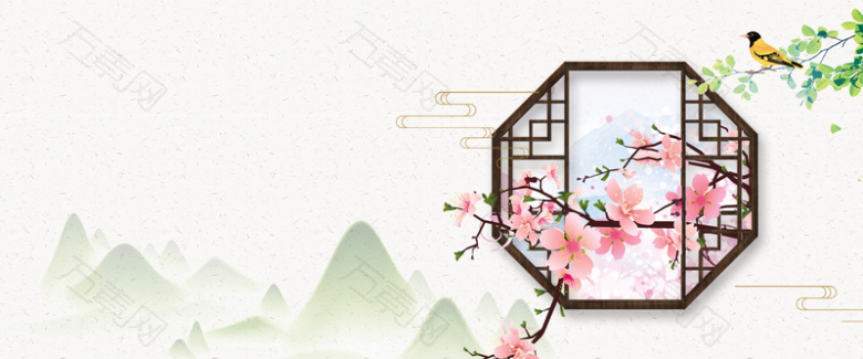 立春灰色复古banner