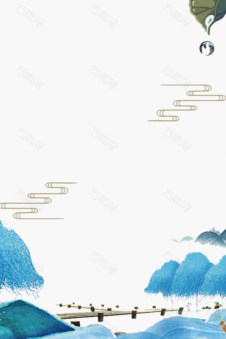 寒露海报背景素材