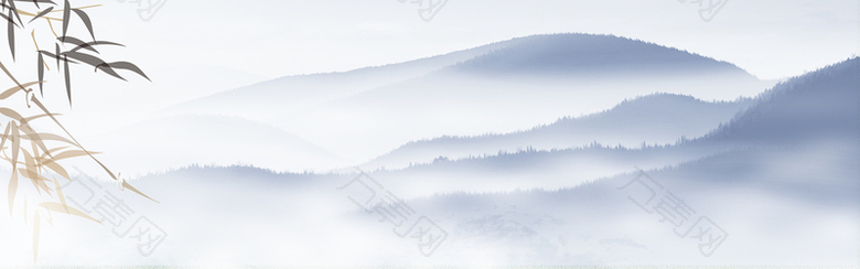 中国风水墨中秋背景