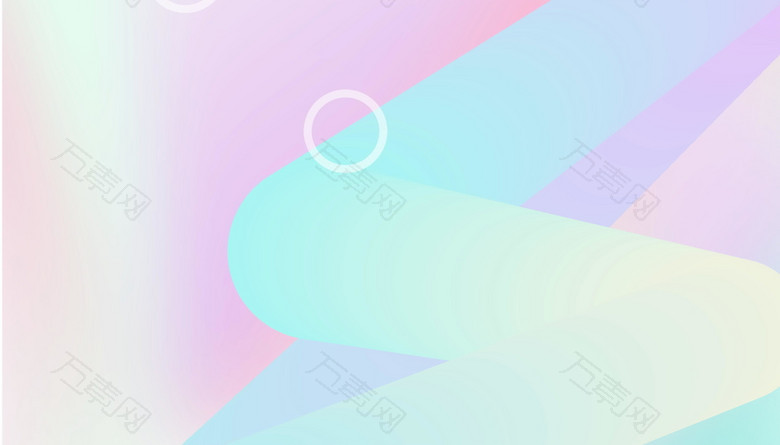 渐变流体抽象图案海报