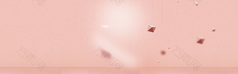 淘宝女包几何多边形立体块背景banner