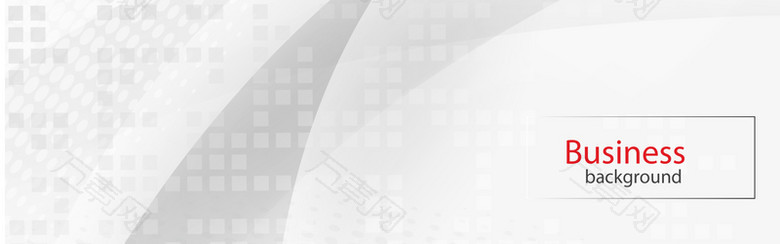 灰色大气商务几何banner