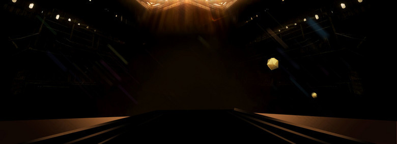 双十一购物节扁平黑色banner