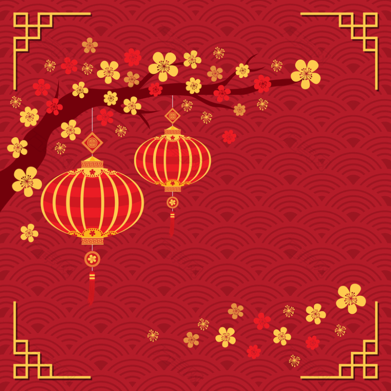 新年海报背景