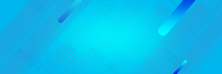 冬季新品上新几何蓝色banner