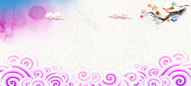 新春设计背景海报banner