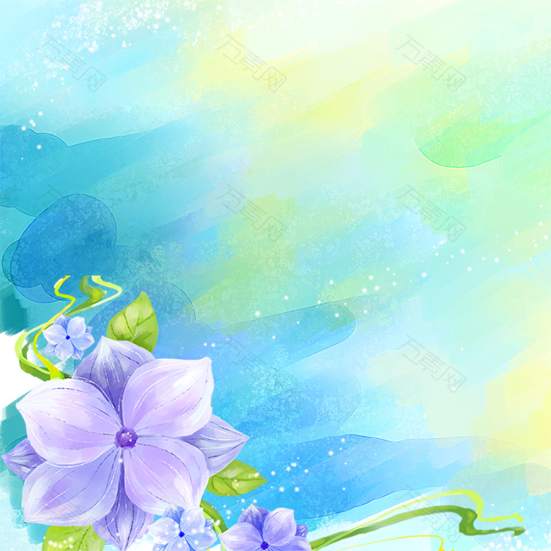 唯美花朵背景