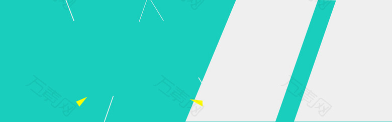 清新简洁淘宝促销活动banner