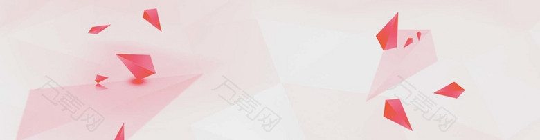 粉色几何banner