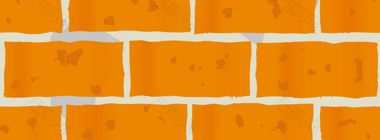 涂鸦砖头背景banner
