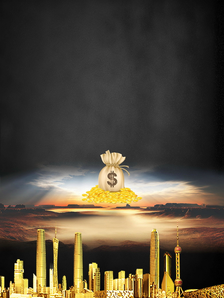 投资理财金融企业psd分层