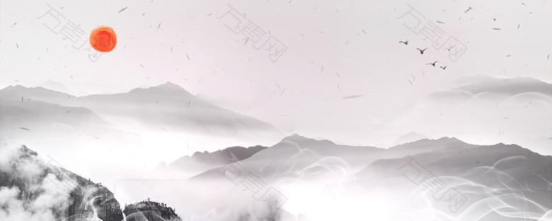 简约中国风重阳节banner
