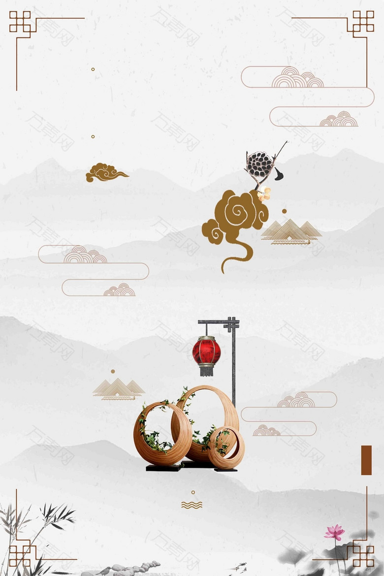 创意中国风禅意禅定之道励志挂画创意