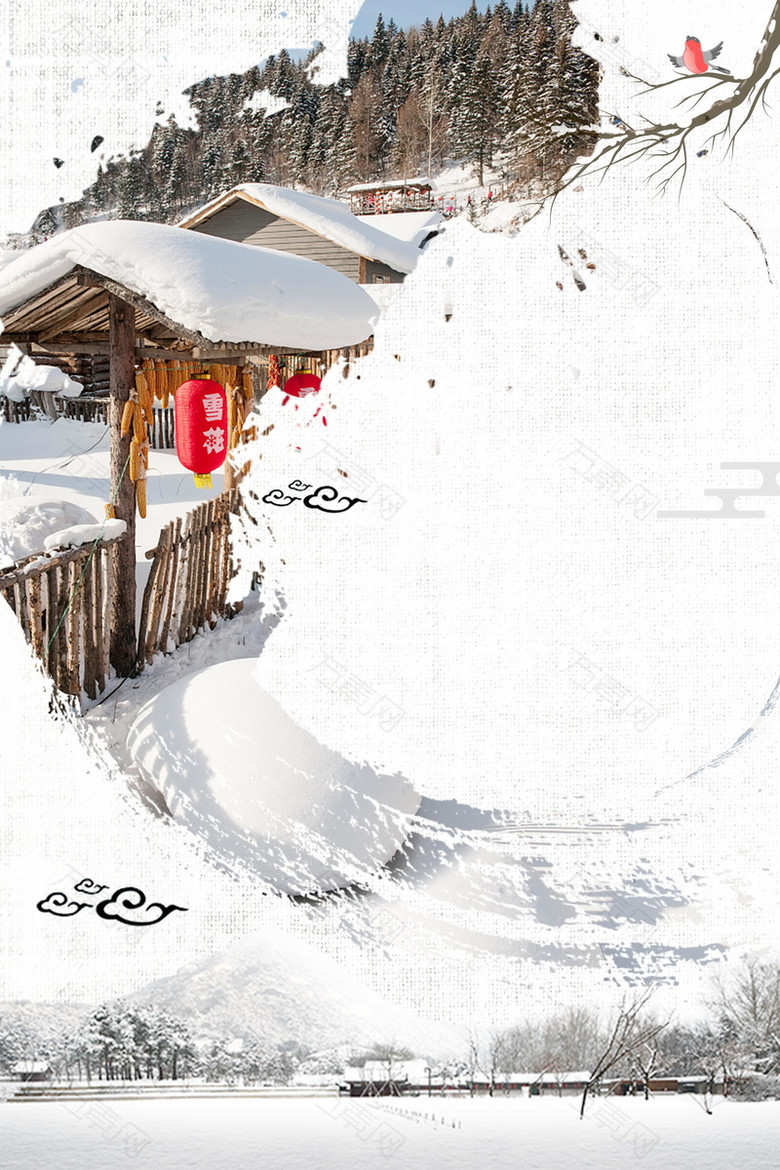 黑龙江雪乡冬景旅游