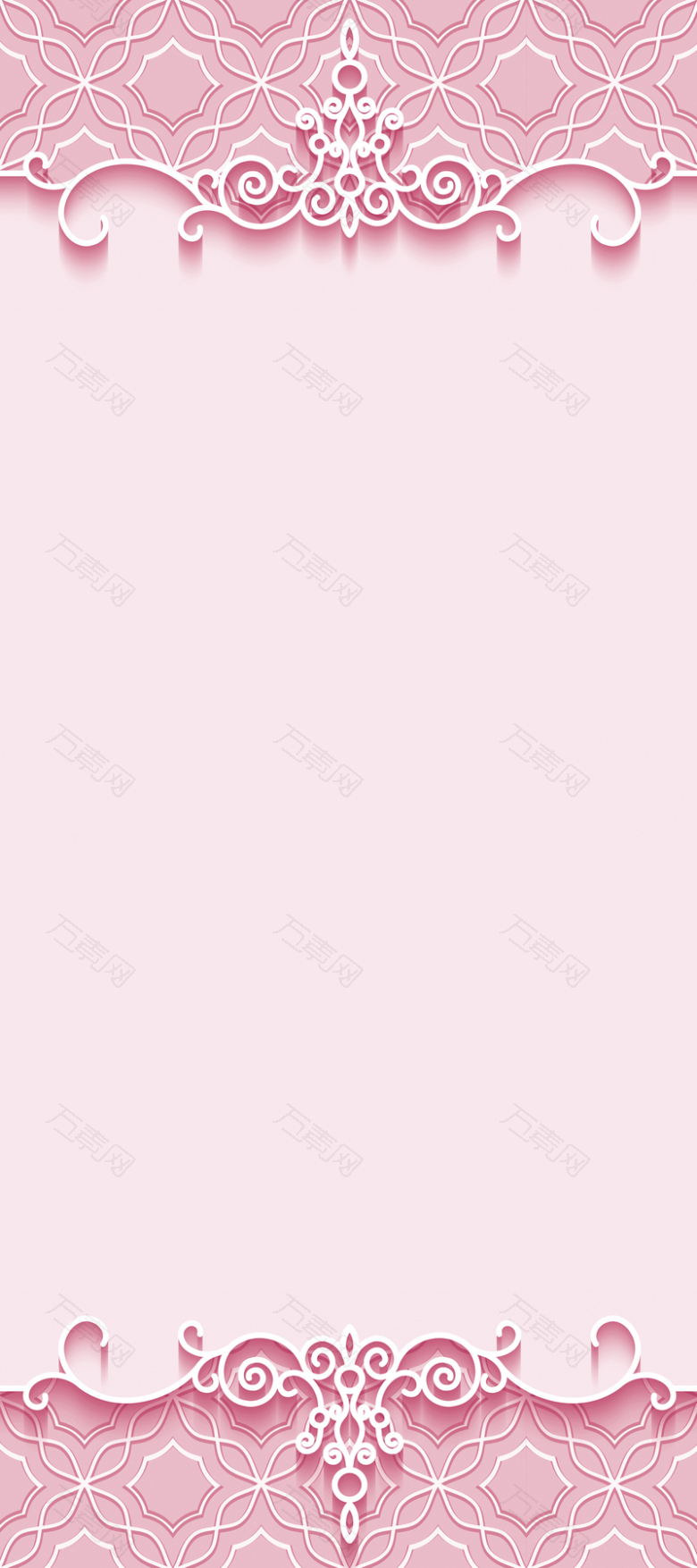 婚礼展架背景素材