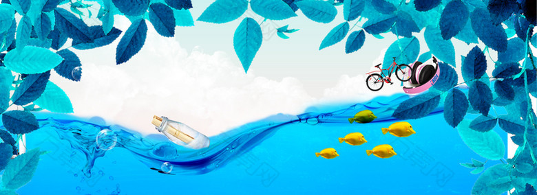 漂流瓶背景