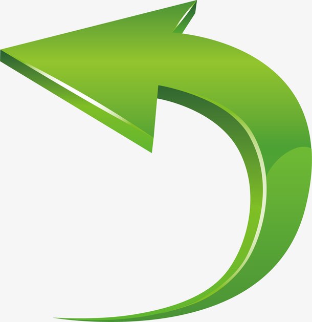 绿色的拉伸方向箭头