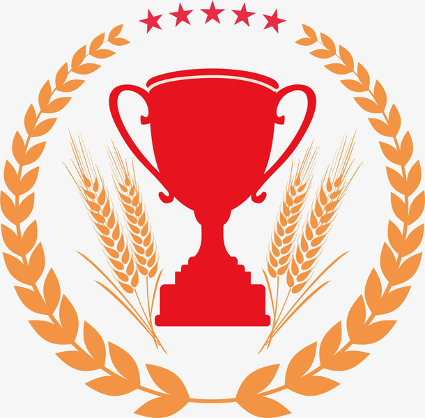 装饰的公安标志麦穗