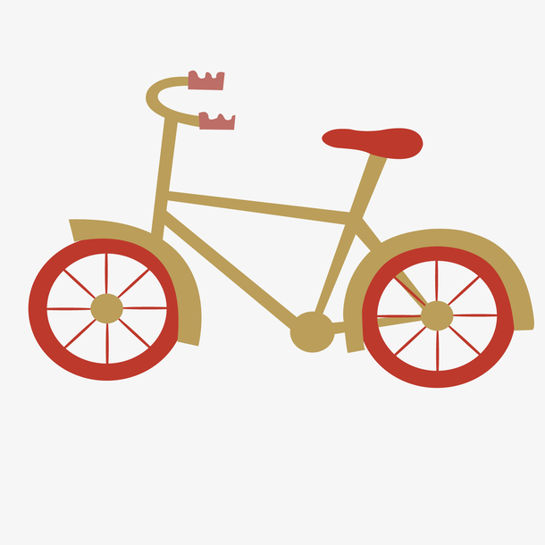 自行车png矢量素材