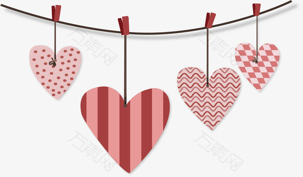 浪漫七夕装饰素材