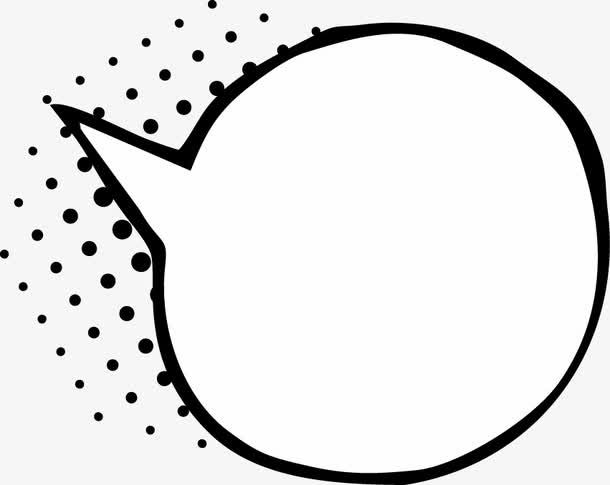 卡通气泡文本框