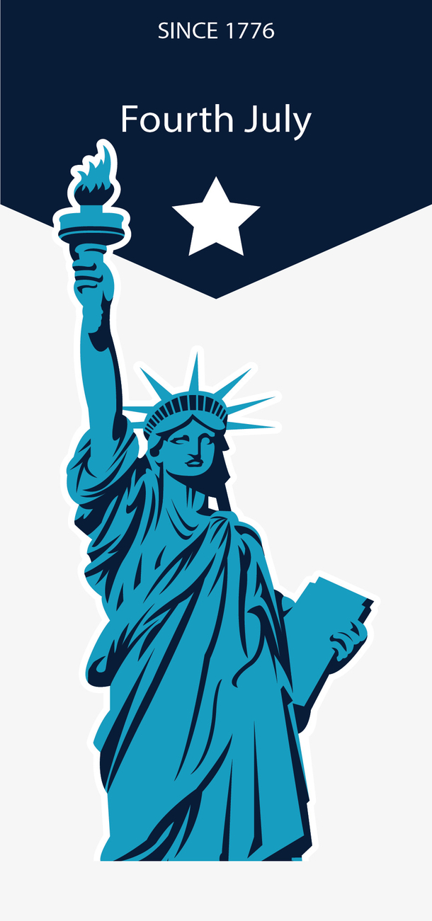美国独立日自由女神