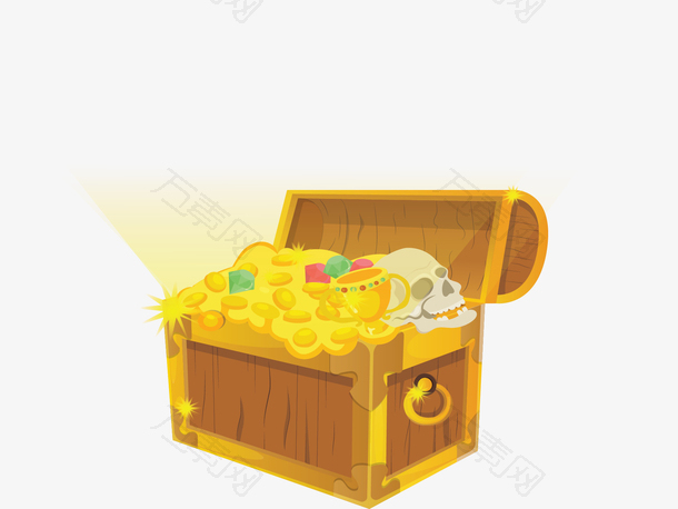 金光闪闪的藏宝箱