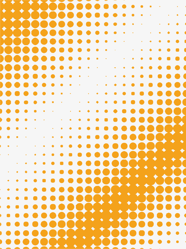 橘色波点背景