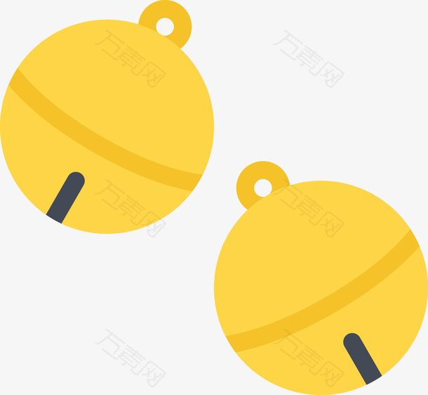 两个黄色的铃铛