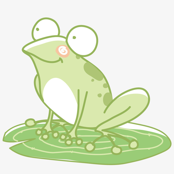 青蛙卡通元素图片-青蛙卡通素材下载-万素网