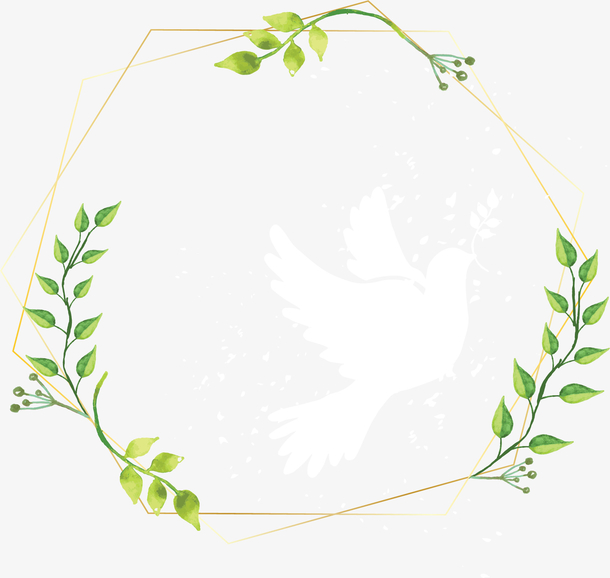 橄榄枝和平日海报