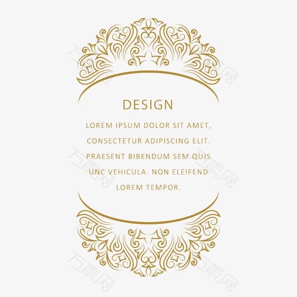 邀请函复古图案