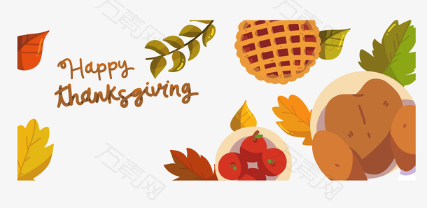 感恩节火鸡南瓜派