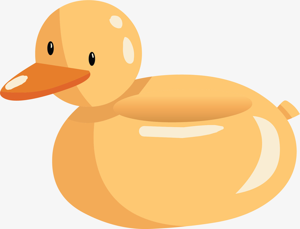 夏天海边小鸭子泳圈