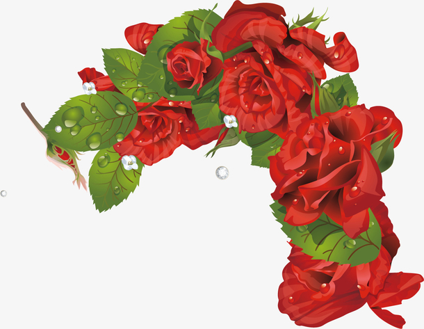 花海免抠元素图片-元素素材5939097-万素网