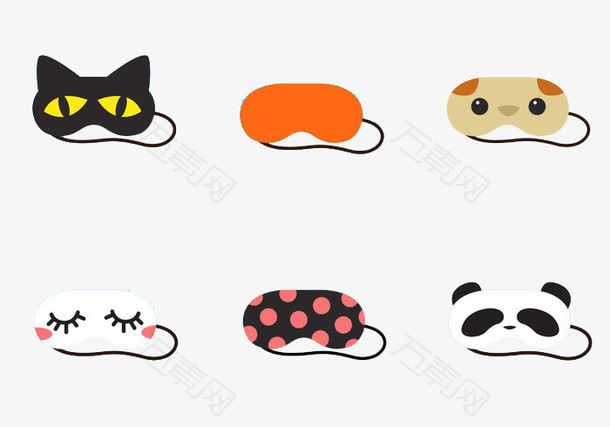 卡通小清新眼睛眼罩