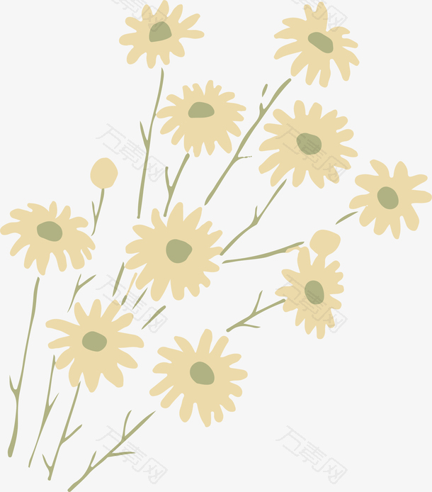 清新浪漫雏菊花束
