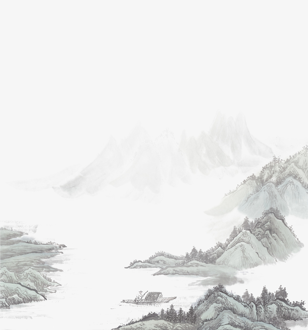 高山滑雪电梯岩石和树