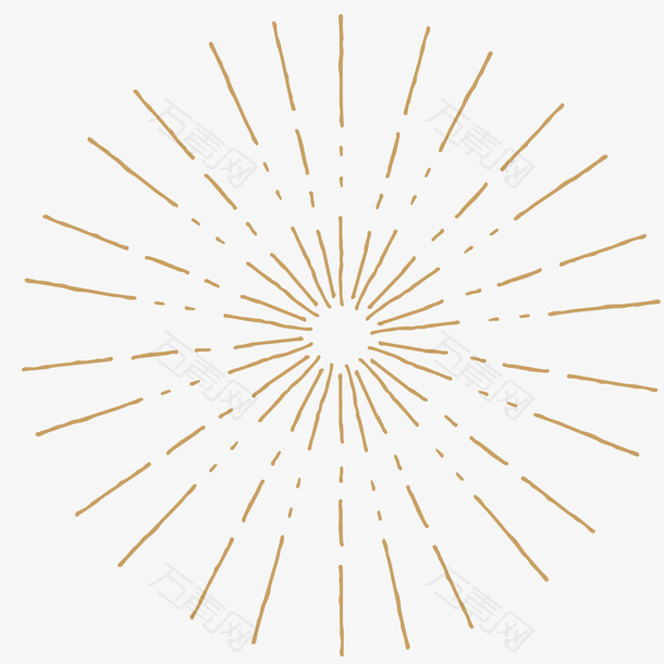 绽放烟花矢量插画