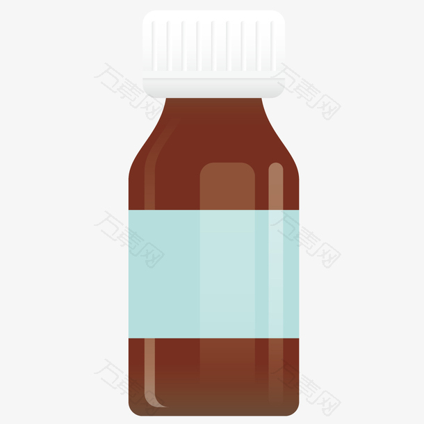 矢量药物治疗瓶子