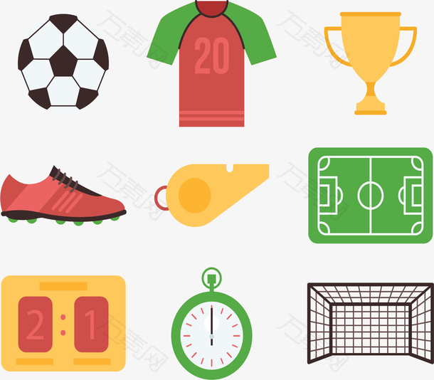世界杯比赛足球图标