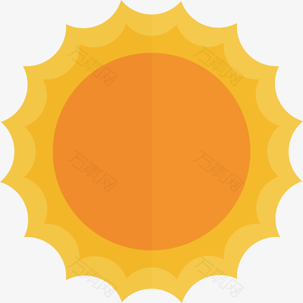 卡通太阳矢量图下载