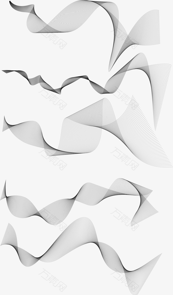 波浪线素材