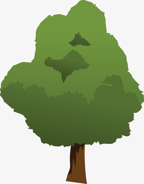 绿色树木矢量图免抠元素图片-元素素材5963515-万素网