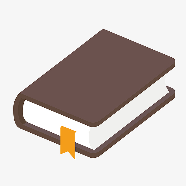 矢量卡通手绘医学书籍免抠图png