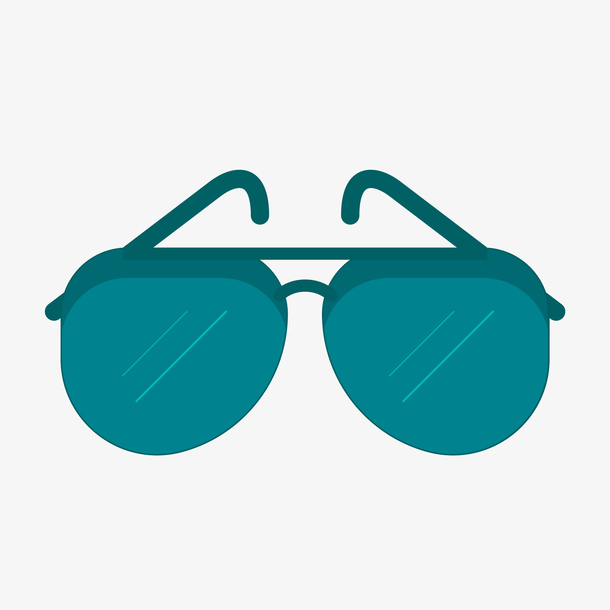 卡通墨镜png下载