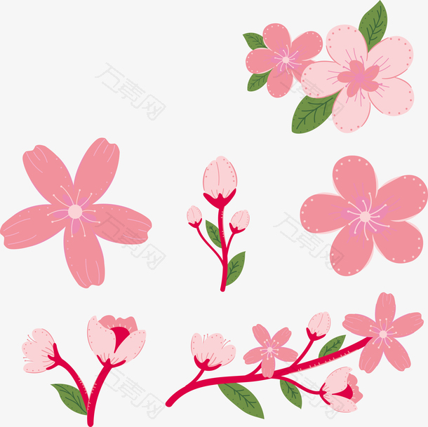 精美樱花背景设计