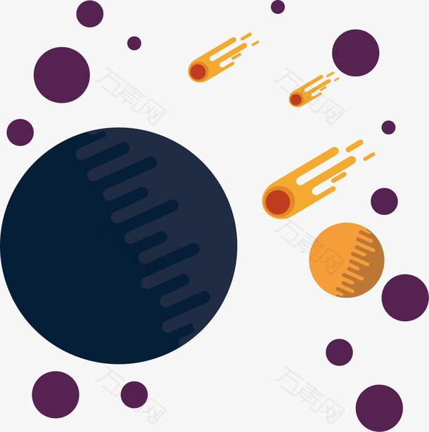 矢量图奇妙的宇宙