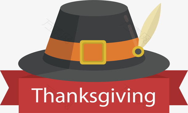 黑色帽子感恩节