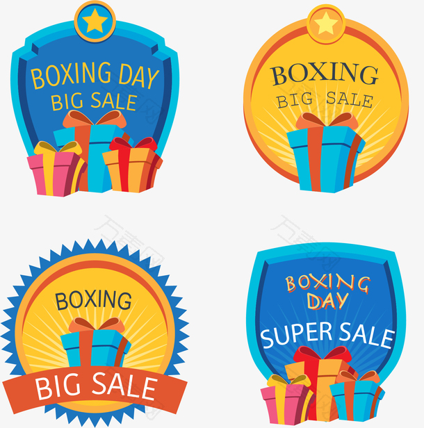 矢量手绘幸运抽奖